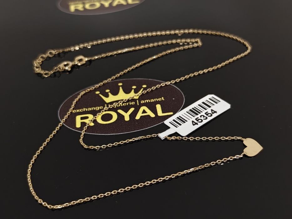 Bijuteria Royal: Lanț aur nou 14k/1.68 gr