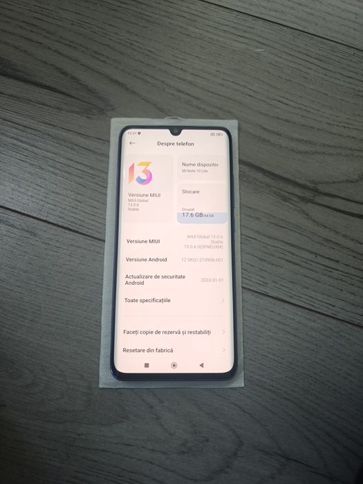 Xiaomi Mi Note 10 Lite 64GB impecabil ca nou