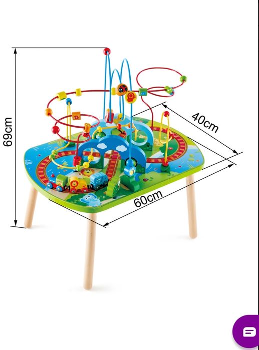 Железопътна дървена маса джунгла HAPE