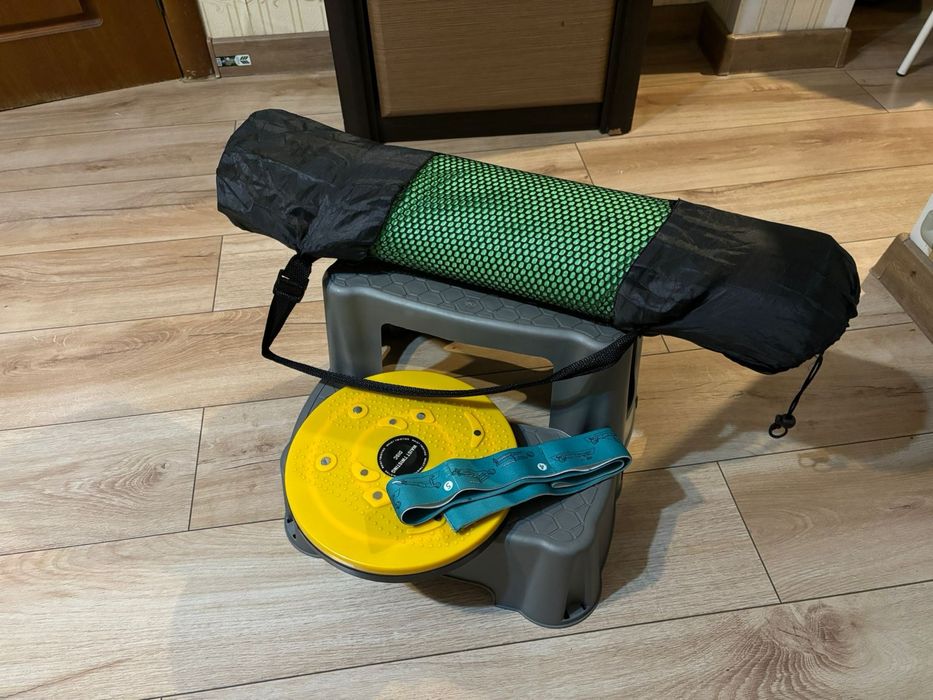 Коврик для фитнеса,фитнес резина  для упражнения, диск  для  фигуры,..