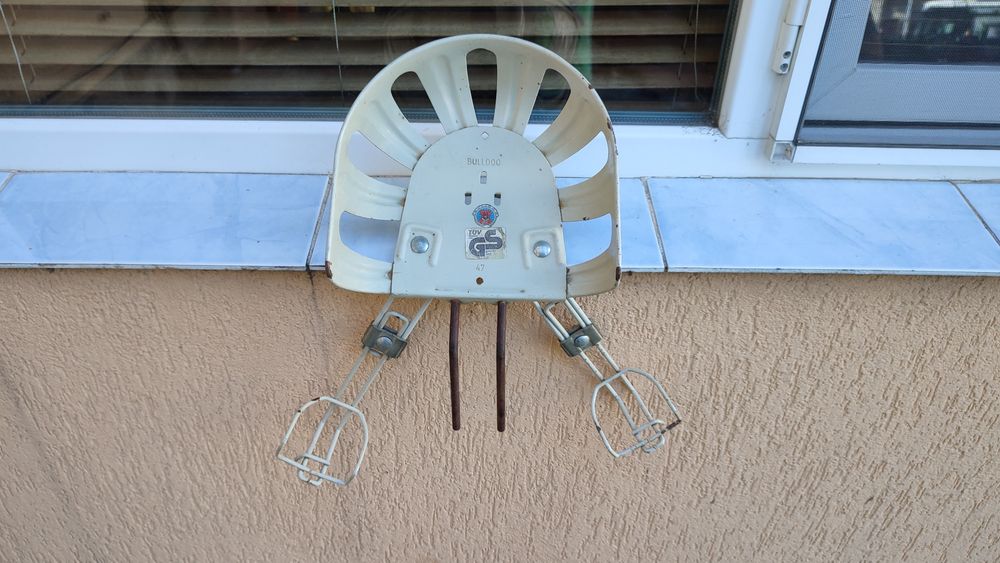 Scaun vintage de bicicletă pentru copii