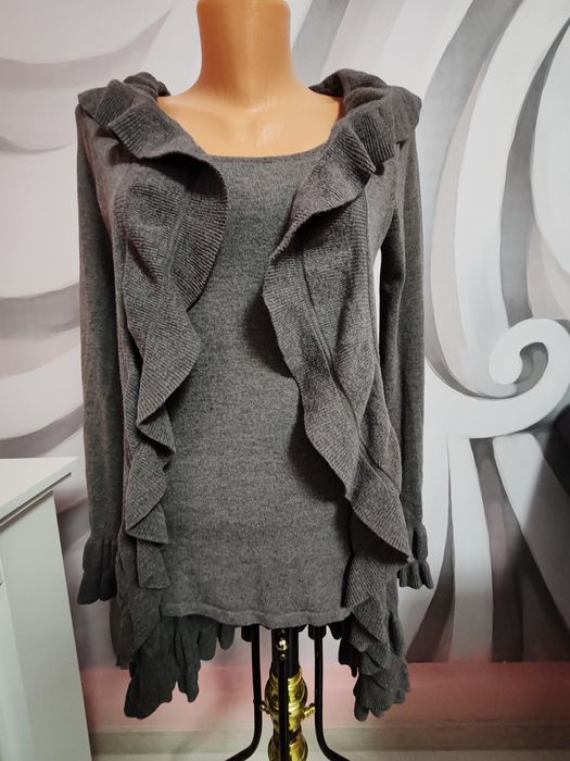 Bluză și cardigan 2 in 1 Fashion