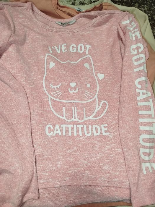 Детски плътни блузки