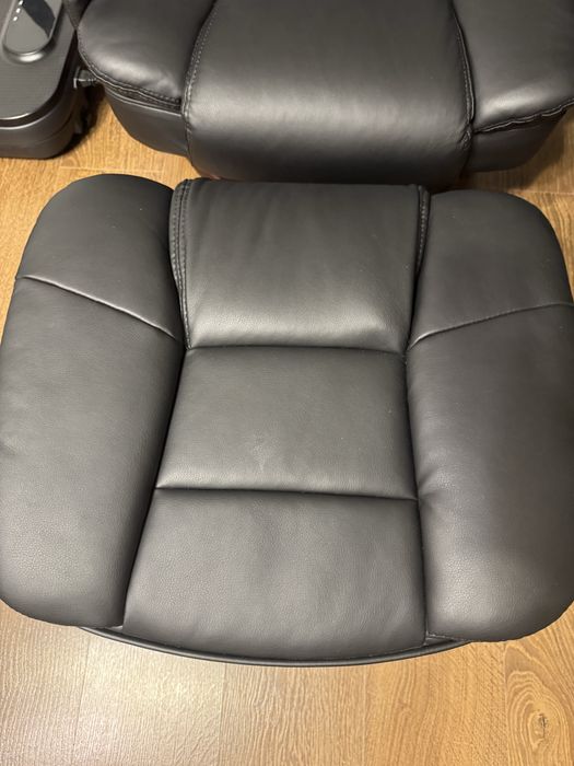 Fotoliu piele negru