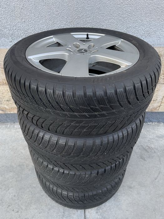 Jante Roți 17 Mercedes W205 C Class CLA W177 Anvelope 225 50 R17 M+S