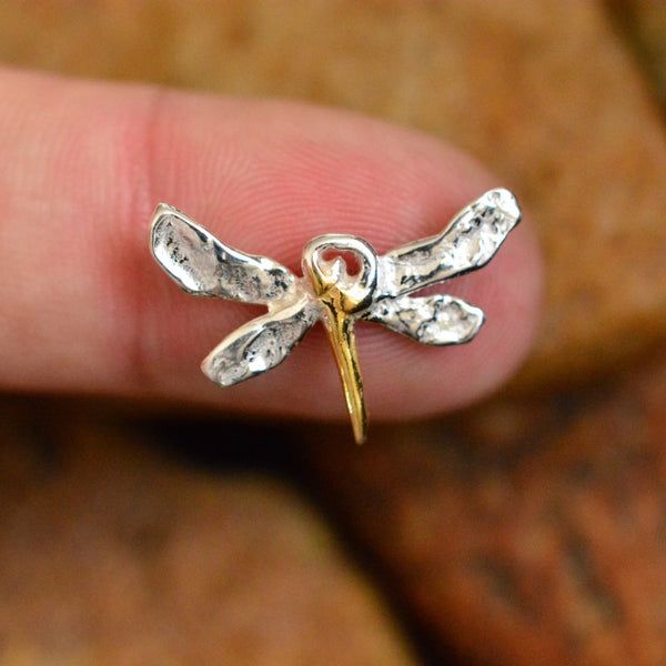 Сребърен медальон 925 „Водно Конче“ със златни акценти