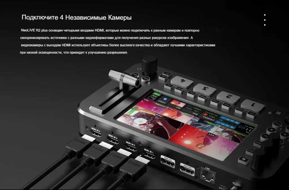 Видеомикшер Sprolink NeoLIVE R2+ для тоев, трансляций, студий, стримов