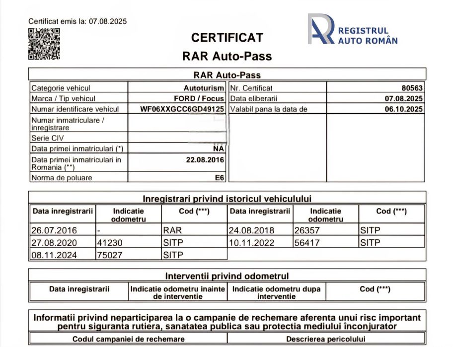 Ford Focus Break 125cp 6trepte