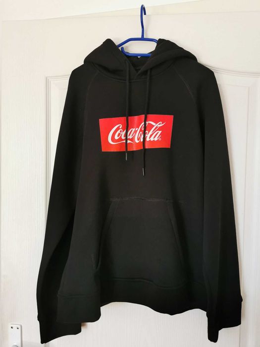 Hoodie Coca-Cola cu imprimeu. Hanorac original KRCKBRND