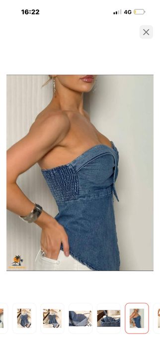 Джинсовый топик