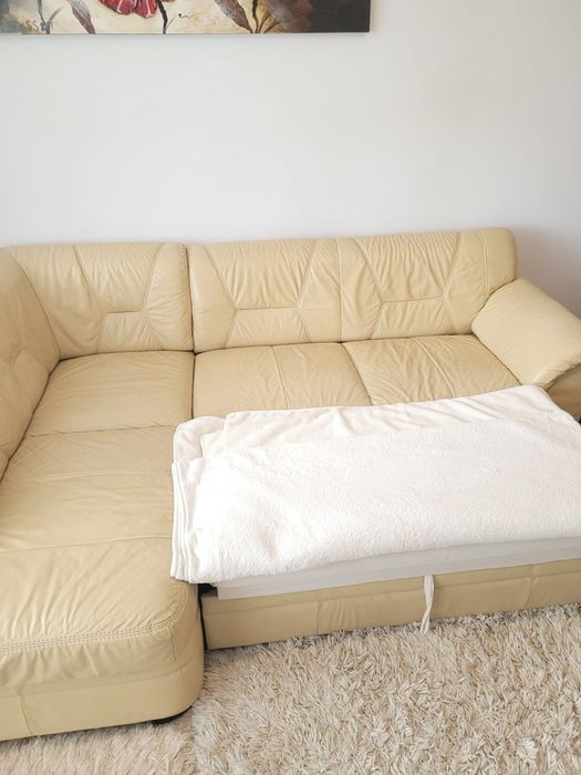 Vand colțar din piele naturala