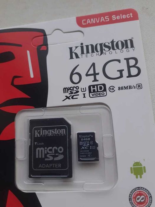 Карта памяти 64Гб, новая
