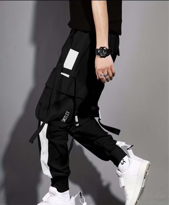 Панталон карго черен