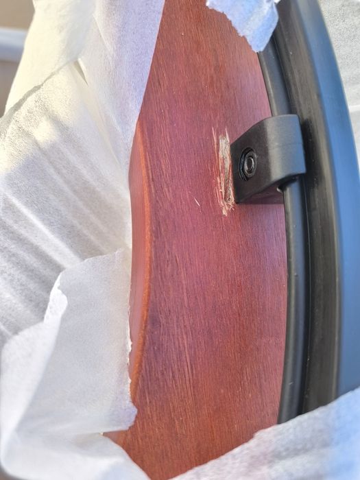 Ръченo регулируем въртящ се фотьойл , изк-нa  кожа с поставка за крака