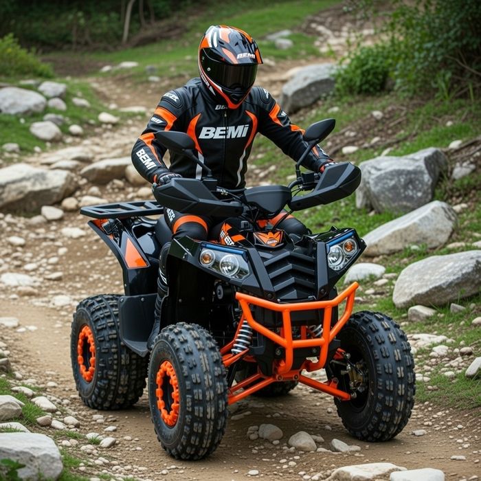 ATV BEMI 140cc Merlin KXD cutie 3+R PRO semi-auto 8" LED
