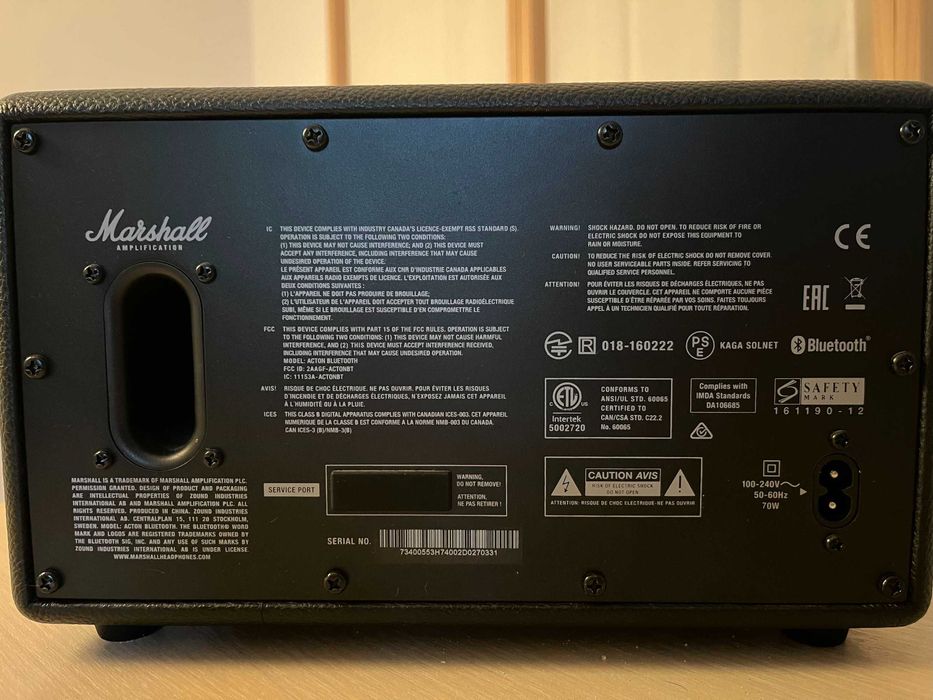 Boxa Marshall Acton Bluetooth