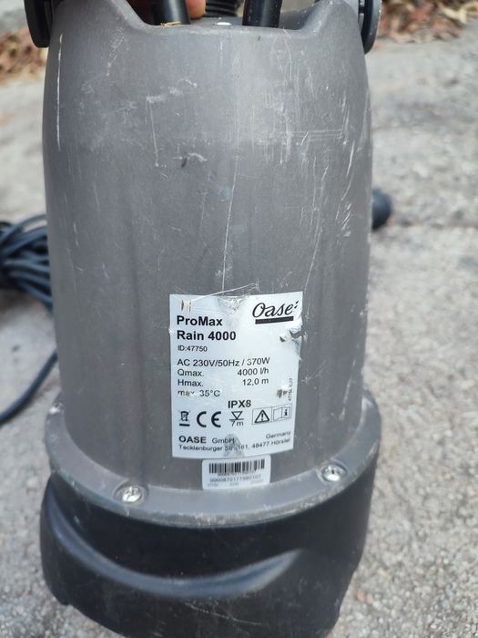 Потапяща помпа за вода