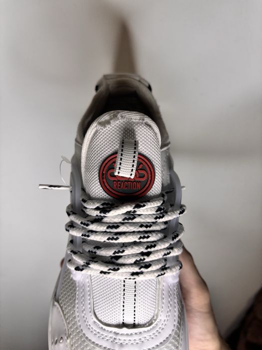 Adidasi Versace Chain Reaction albi