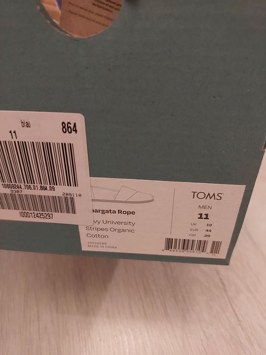 Espadrile TOMS barbati 44