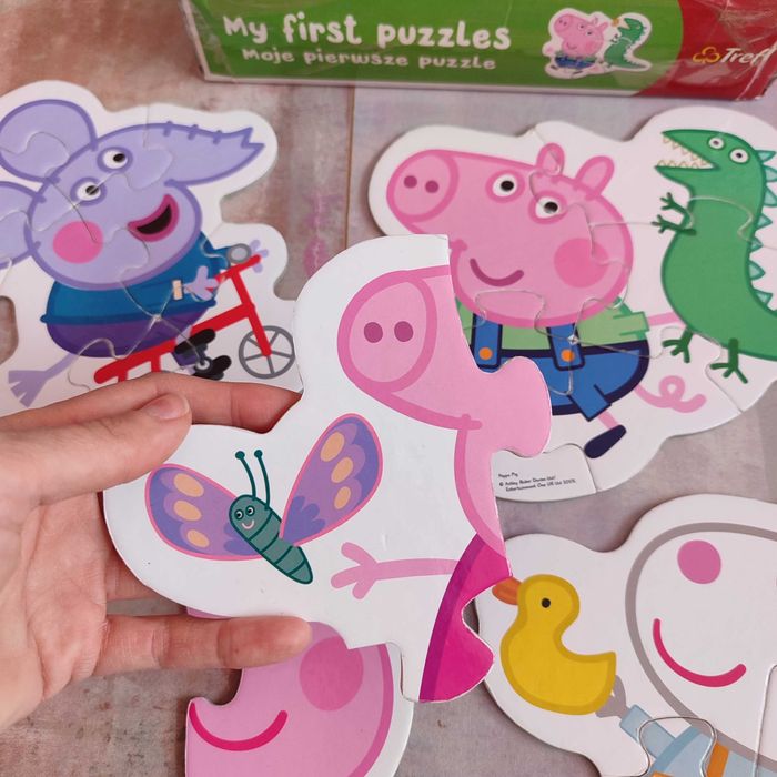 Лот от 3 пъзела 1-2 г Пепа Коли плодове