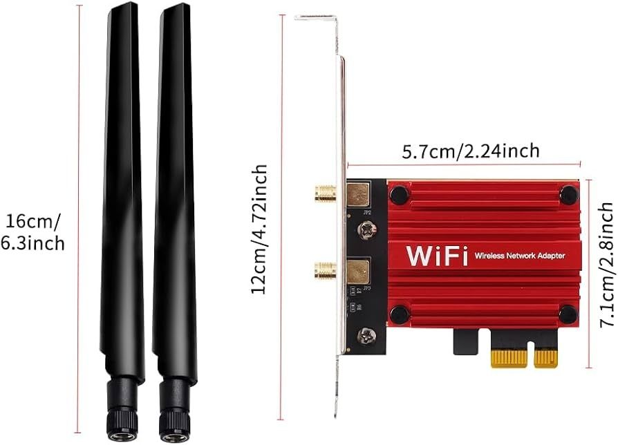 WiFi Bluetooth PCle adapder