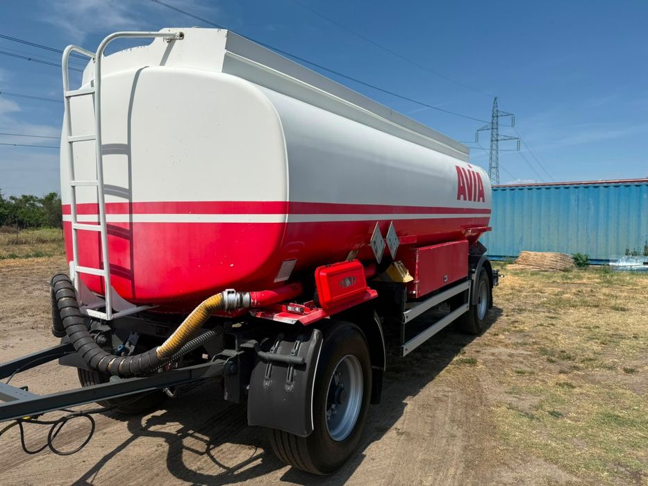 Cisternă  18100l  apă,UAN,motorină  aluminiu  pe perne pentru  agricultură