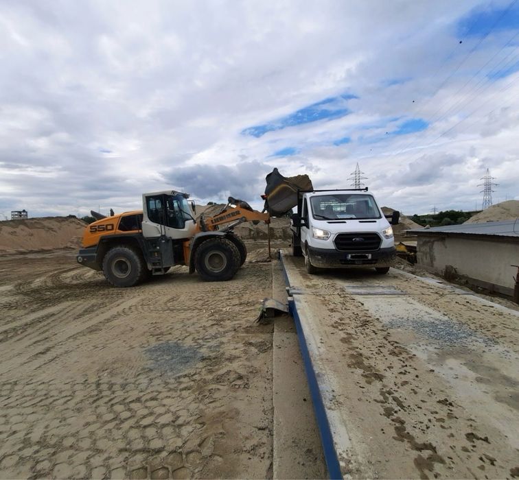 agregate nisip piatra balastru pamant