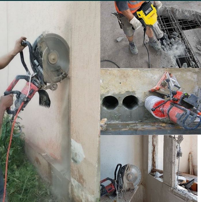 Beton kesish va buzish xizmati