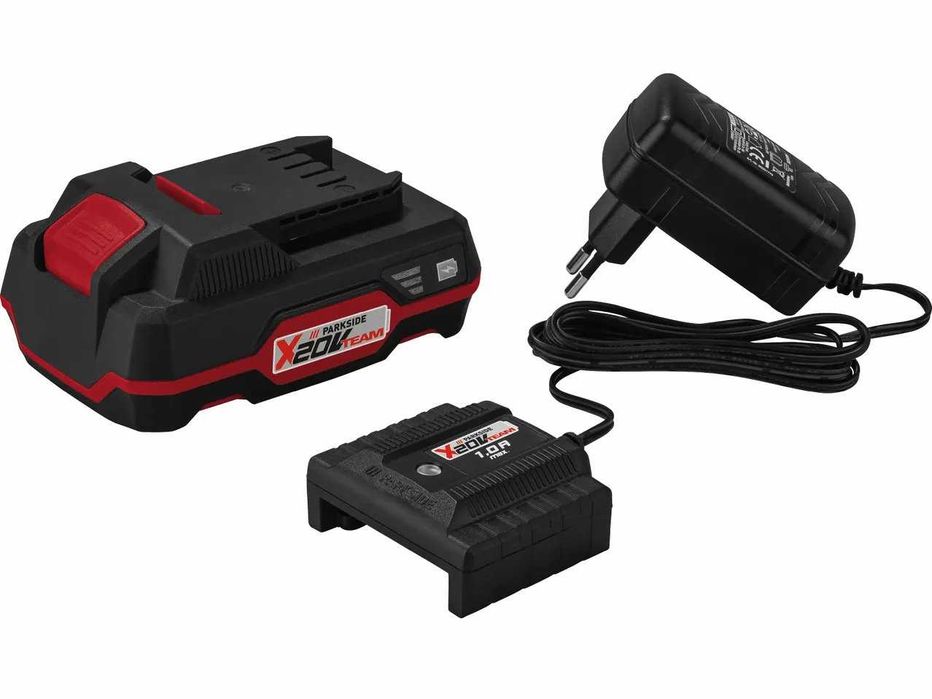 Parkside Акумулаторен пробивен винтоверт 20V с батерия и зарядно