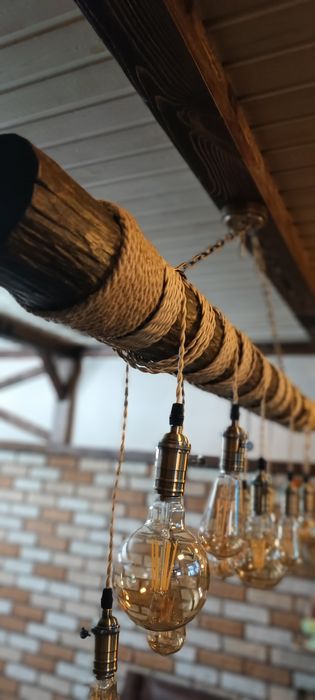 Люстра-балка под старину.