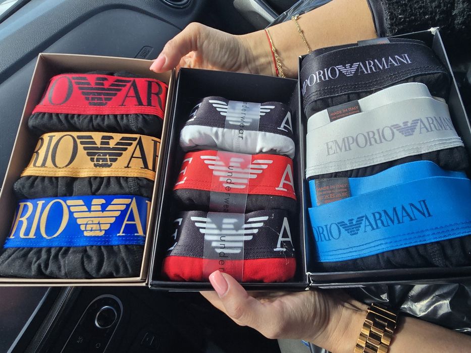 2 set Boxeri 6 buc  Calvin Klein  , Armani  premium