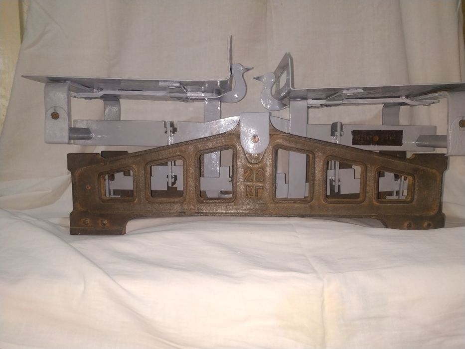 Антиквариат.. Весы 20 кг 1952 года послевоенные. СССР.