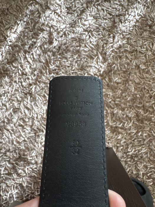 Louis Vuitton Damoflage Belt