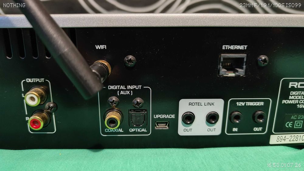 Rotel rt-12 network player, FM/DAB+