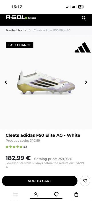 Футболни обувки/ бутонки Adidas F50 Elite 33