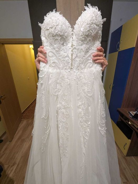 Булчинска рокля + воал купувана  от Асеновград