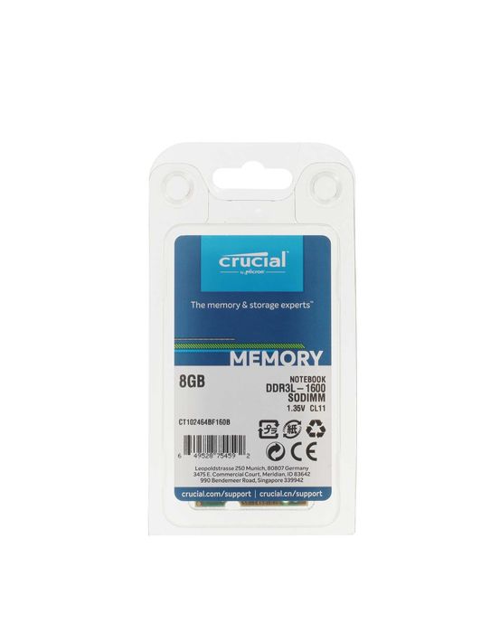 { Оперативная память DDR3 8GB Crucial 1600MHz