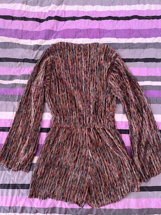 Гащеризон в есенни тонове с блестящи нишки