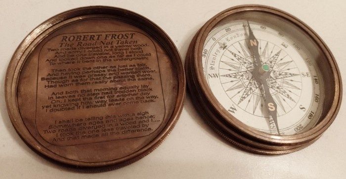 Busola de buzunar din alama masiva piesa colecție ,stare excelentă dia