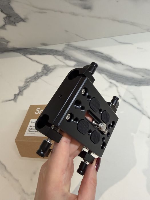 SmallRig Baseplate Dual 15mm Rod Clamp