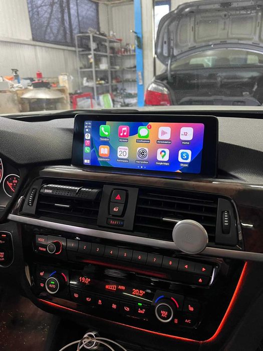BMW Apple CarPlay MMI box интерфейс бмв F01 F10 F15 F30Android Auto