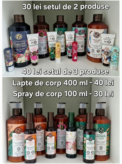 Set 6 sampoane Yves Rocher
