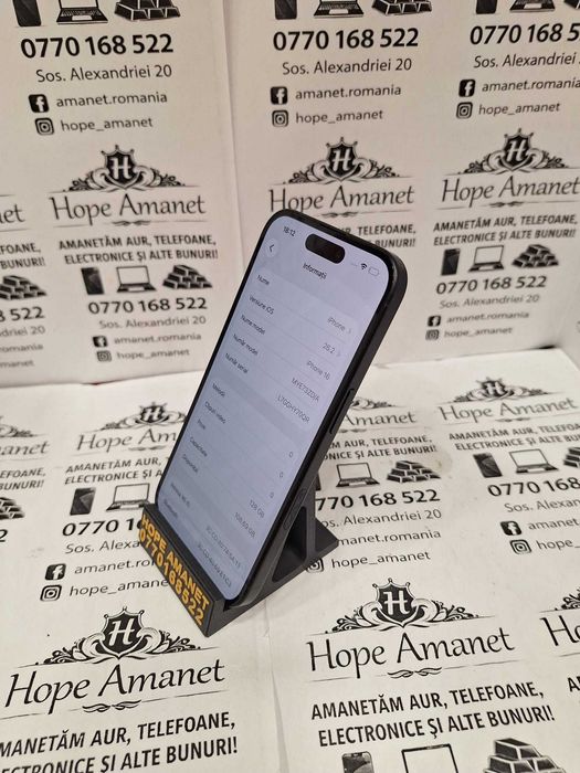 Hope Amanet P1/ iPhone 16 128 gb 100% #38965