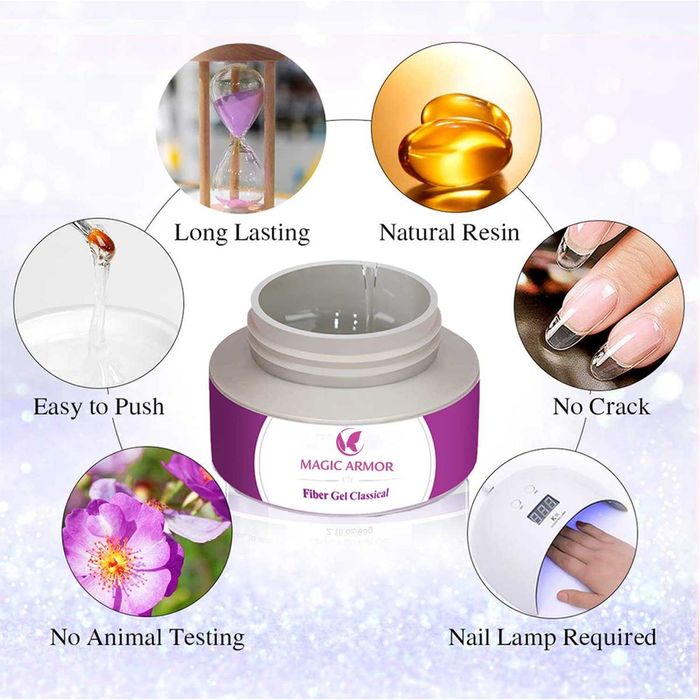 Gel constructor unghii MAGIC ARMOR transparent 56g