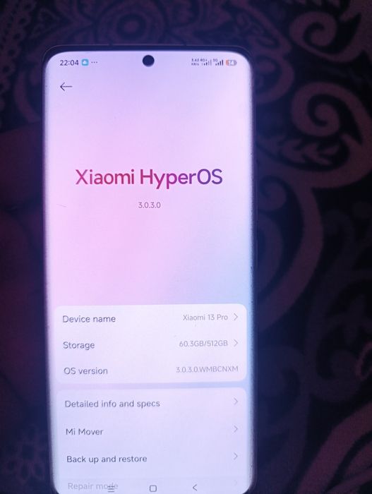 Xoaomi 13pro 16.512