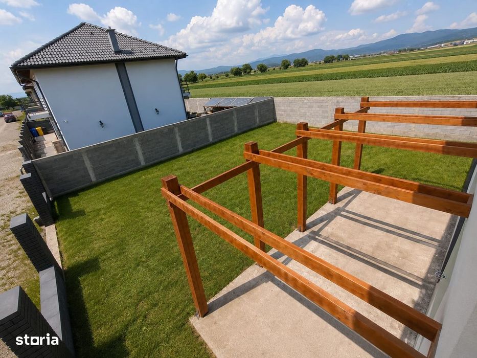 Casă individuală nouă în Cristian , 497 mp teren, 3 camere
