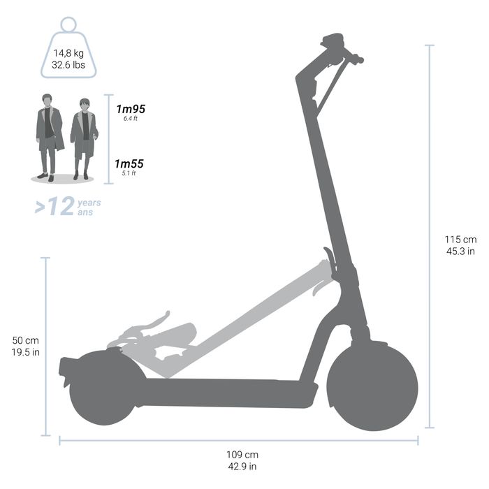 Trotinetă electrică Decathlon R920e - No - produs resigilat Decathlon