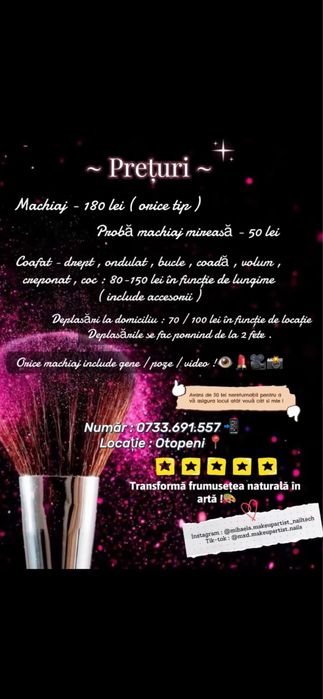 Machiaj / Make-up profesional