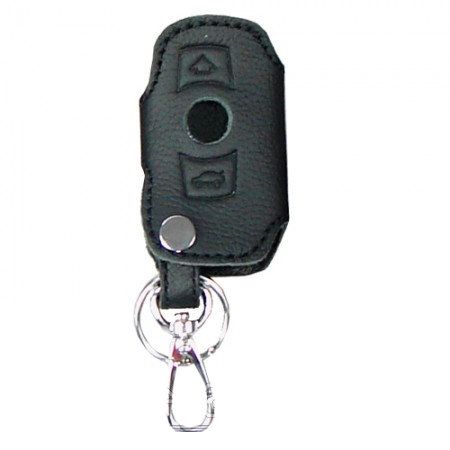 Husa cheie din piele pentru BMW Seria 1 E81, Seria 3 E90, Seroa 5 E60 F10, X1 X3 X5 X6, cusatura neagra, pentru cheie cu 3 butoane