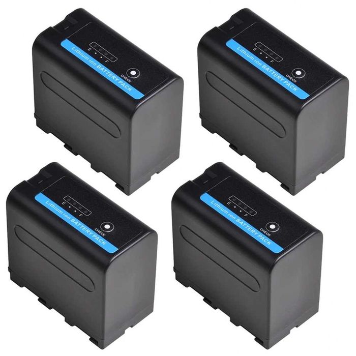 Incarcator 4 sloturi FAST Charge NP-F + 4 acumulatori NP-F960 NP-F970